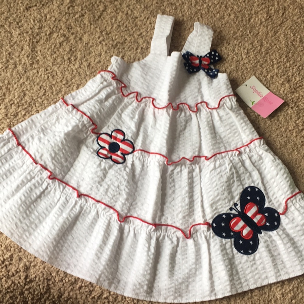 Patriotic girls dress